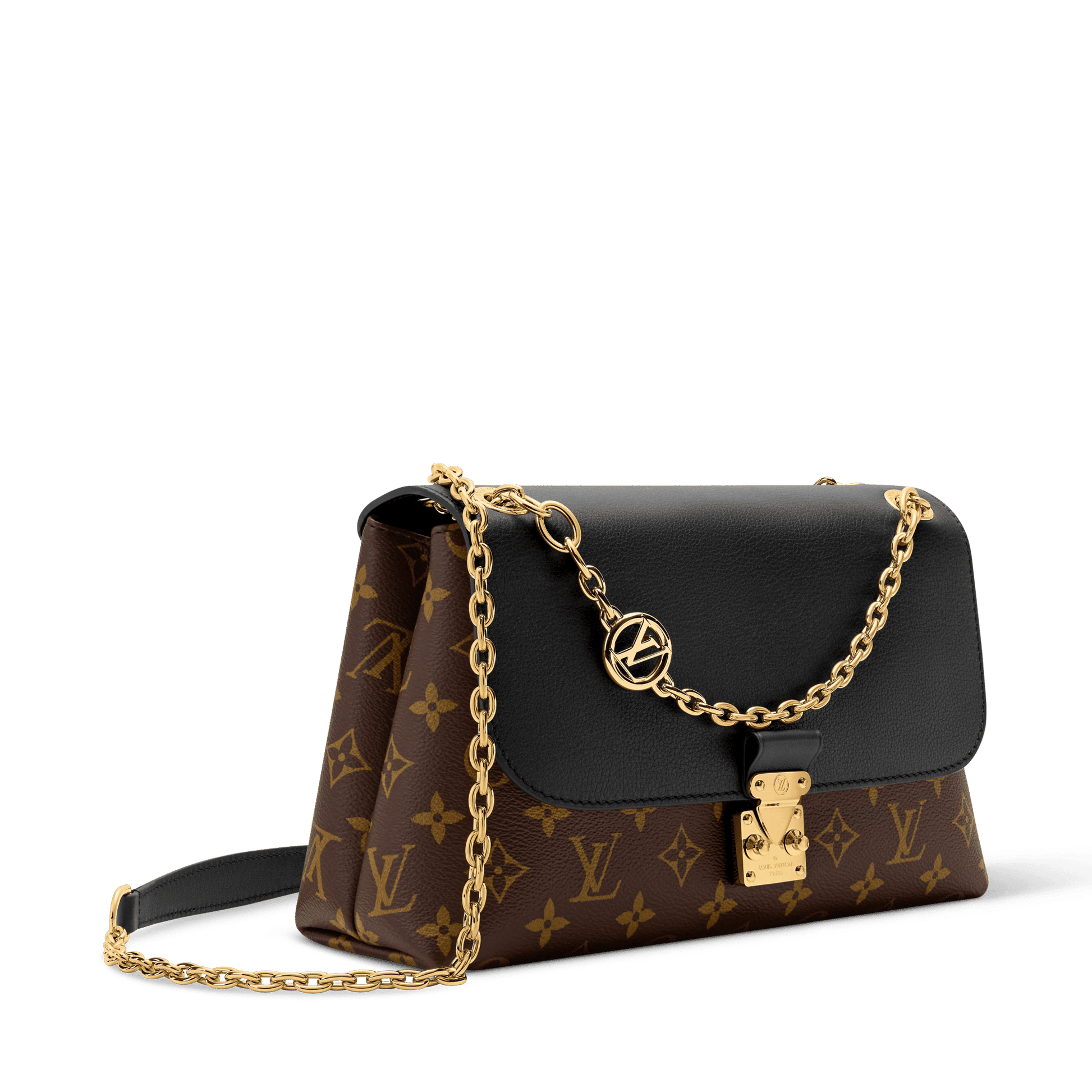 Women's Madeleine PM Monogram Black Leather Shoulder Bag M28610
