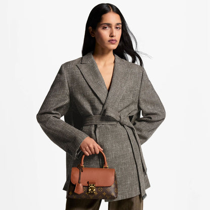 Women's Madeleine BB Monogram Cognac Brown Canvas Handbag