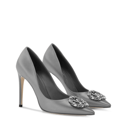 Women's Met Pump Grey Satin 1AISU7