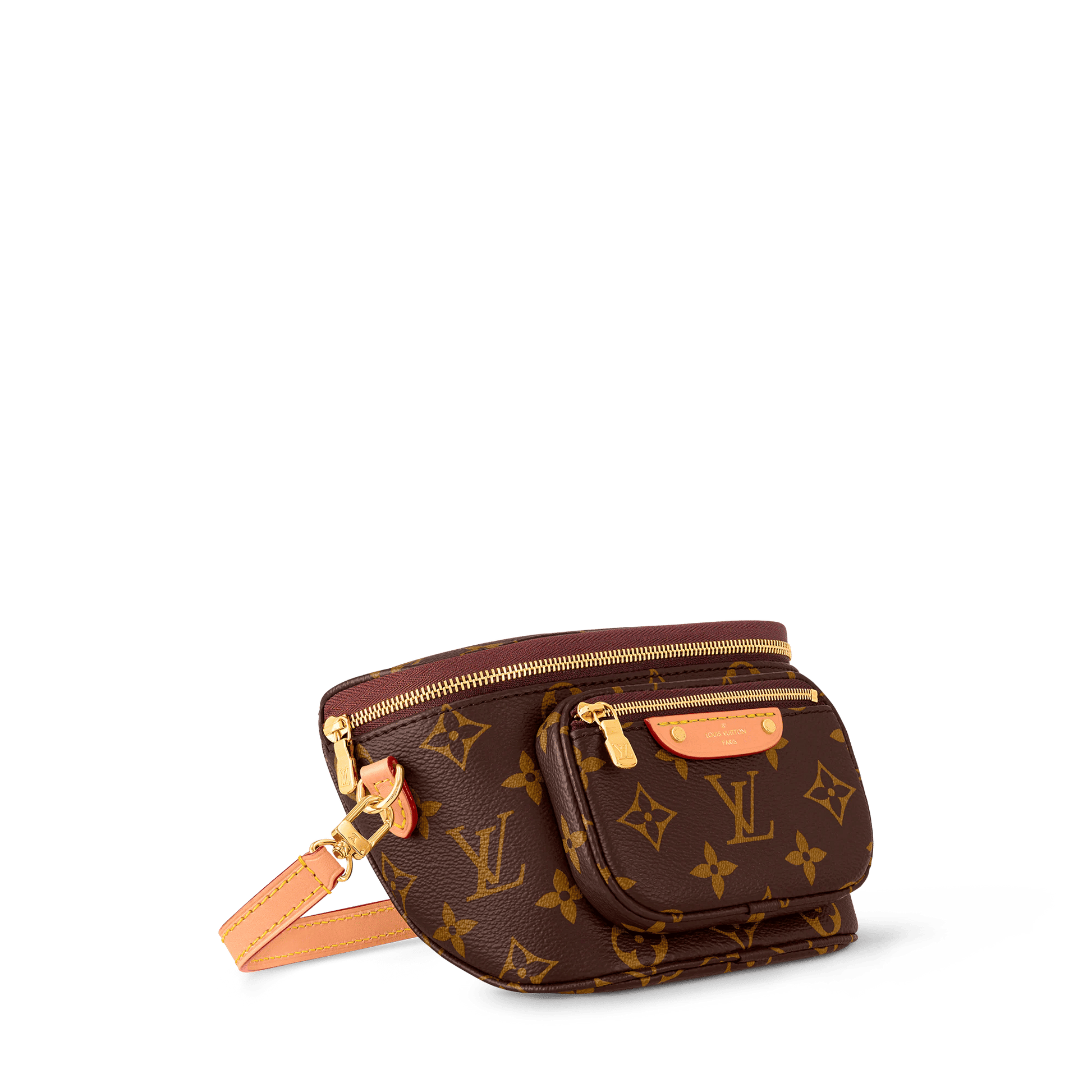 Mini Bumbag Monogram Coated Canvas Gold-Toned Hardware