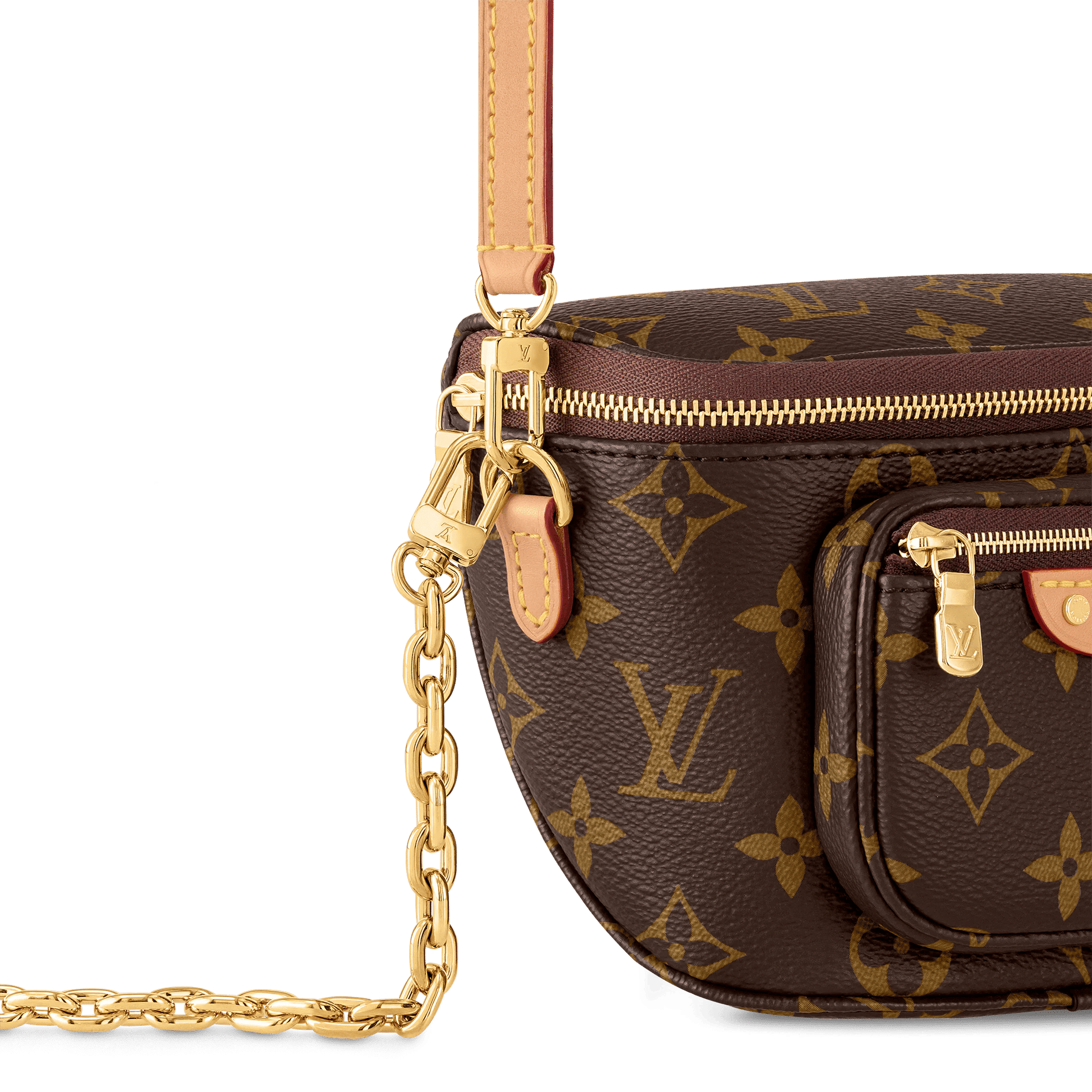 Women's Mini Bumbag Monogram Coated Canvas Bumbag M82335