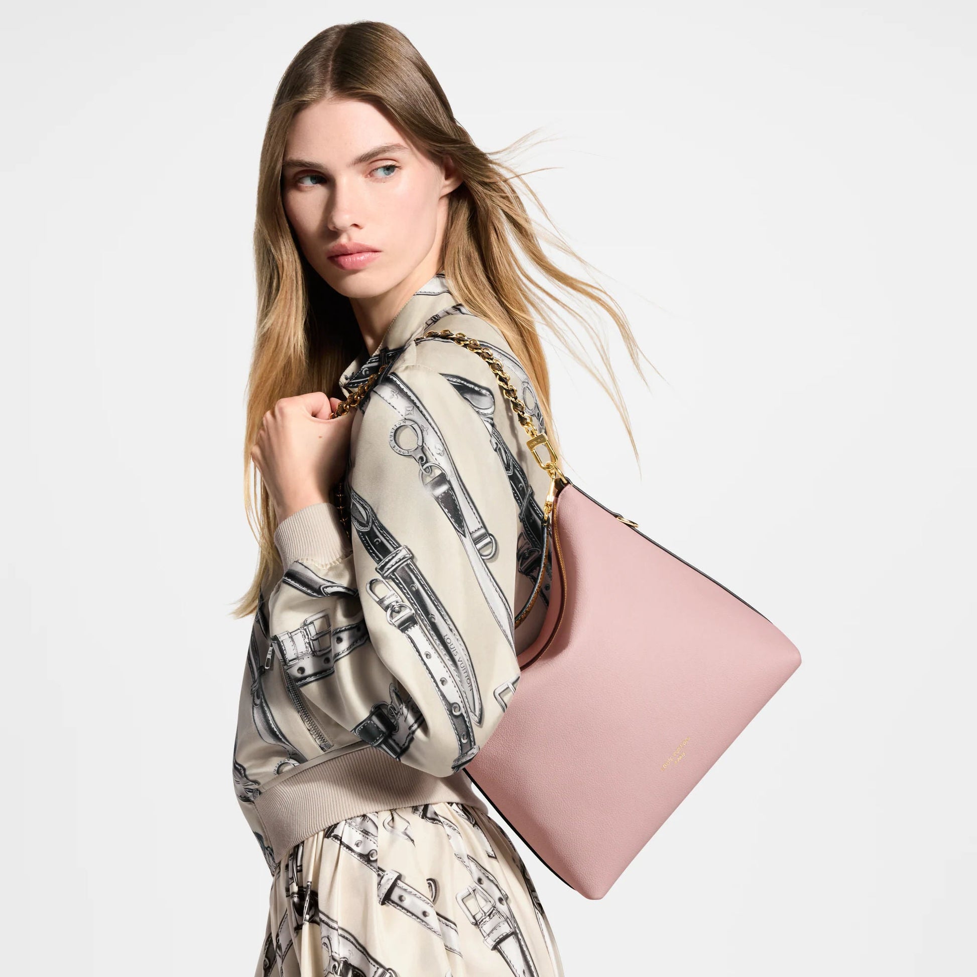 Women's Multipass Petal Pink Calfskin Handbag M2A063