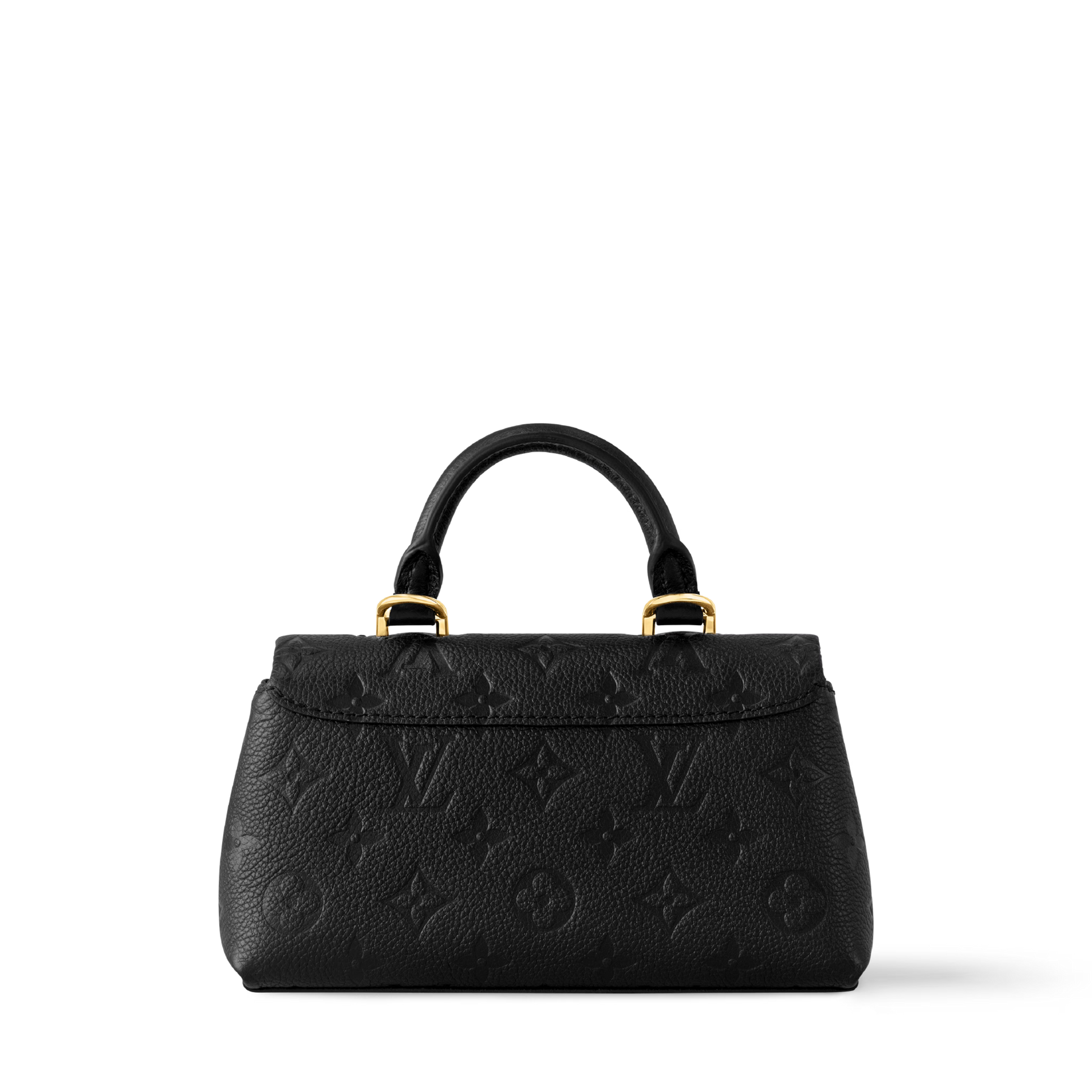 Nano Madeleine Monogram Empreinte Leather Black Gold-Toned Hardware
