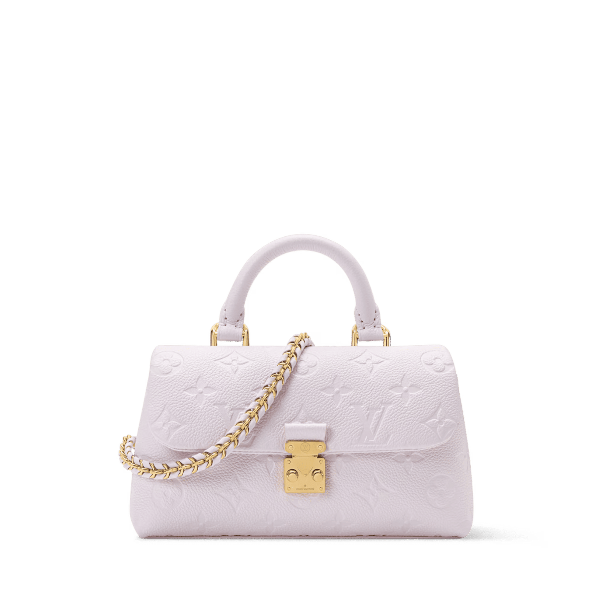 Nano Madeleine Sweet Lavender Monogram Empreinte Leather Gold-Toned Hardware