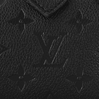 Women's Nano Speedy Black Monogram Empreinte Leather Handbag M82450
