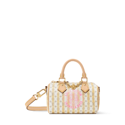 Women's Nano Speedy LV Stamp Banane Monogram Canvas Bag M29030