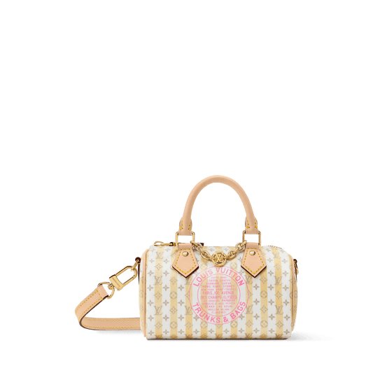 Women's Nano Speedy LV Stamp Banane Monogram Canvas Bag M29030