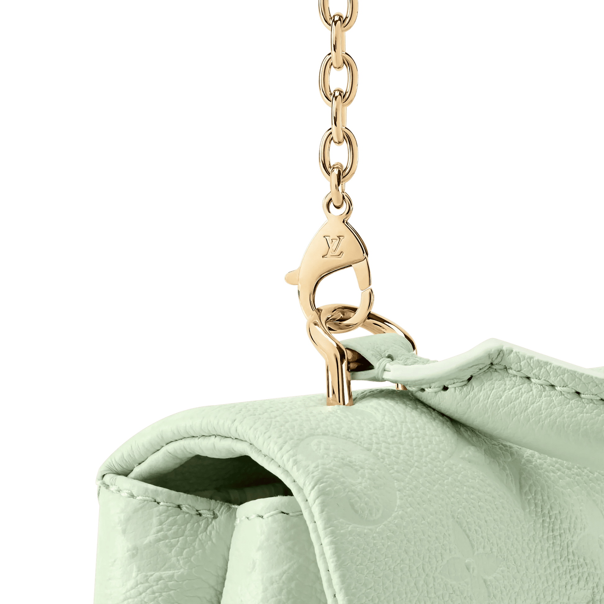 Women's Nano Madeleine Monogram Empreinte Leather Minty Crossbody Bag