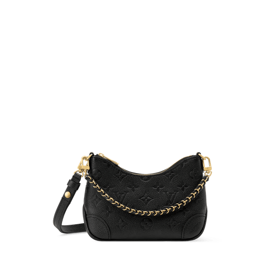 Women's Nano Boulogne Black Monogram Empreinte Leather Crossbody Bag M28427
