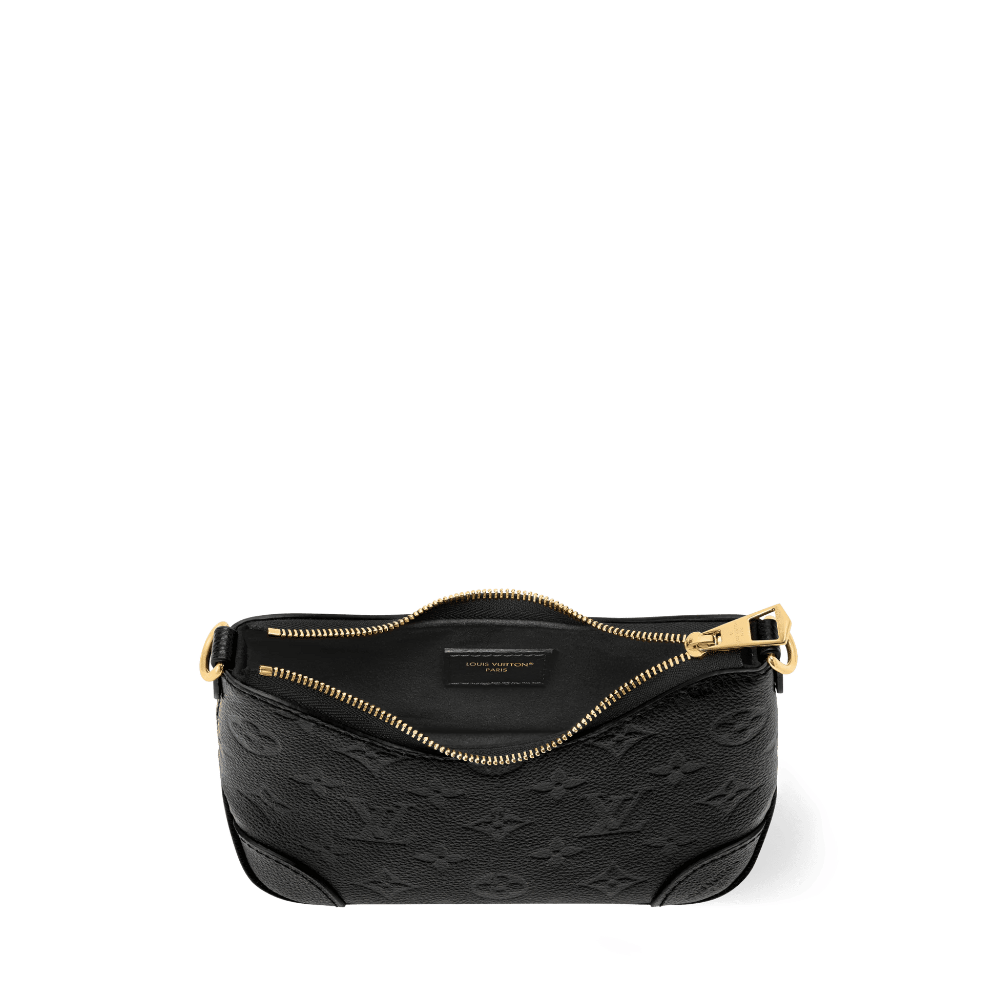 Women's Nano Boulogne Black Monogram Empreinte Leather Crossbody Bag M28427