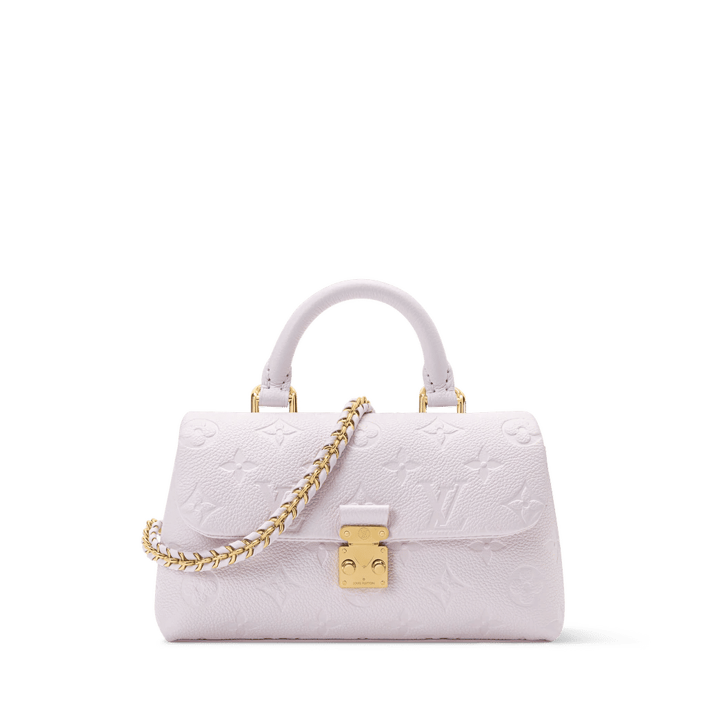 Women's Nano Madeleine Sweet Lavender Monogram Empreinte Leather Bag M29380