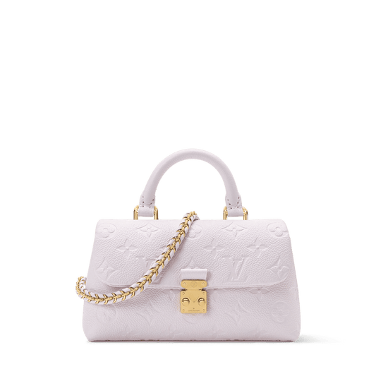 Women's Nano Madeleine Sweet Lavender Monogram Empreinte Leather Bag M29380