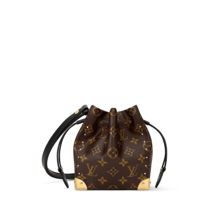 Nano Noé Trunk Monogram Coated Canvas Gold-Toned Hardware