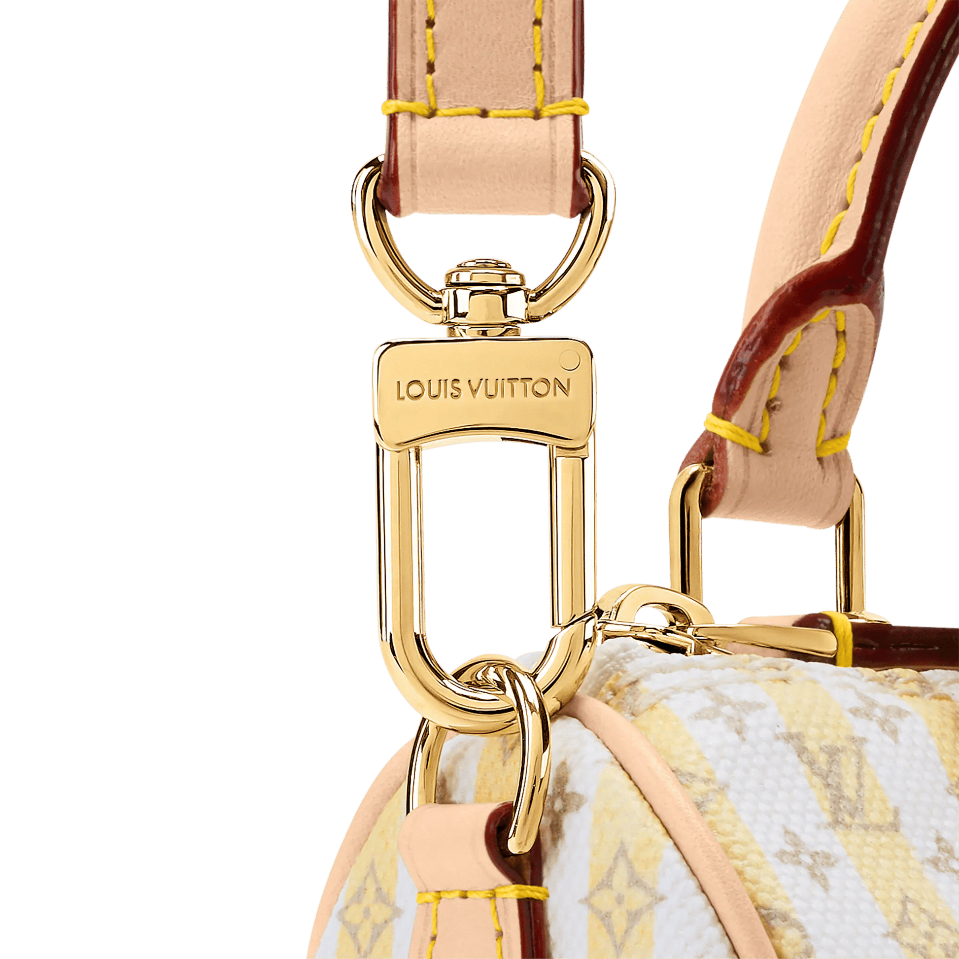 Women's Nano Speedy LV Stamp Banane Monogram Canvas Bag M29030