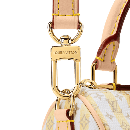 Women's Nano Speedy LV Stamp Banane Monogram Canvas Bag M29030