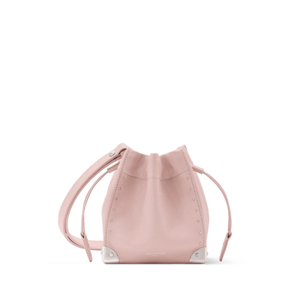 Women's Nano Noé Trunk Calfskin Leather Petal Pink Crossbody Bag