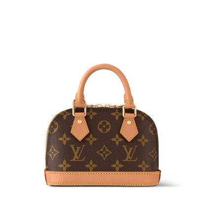 Women's Nano Alma Monogram Canvas Crossbody Bag