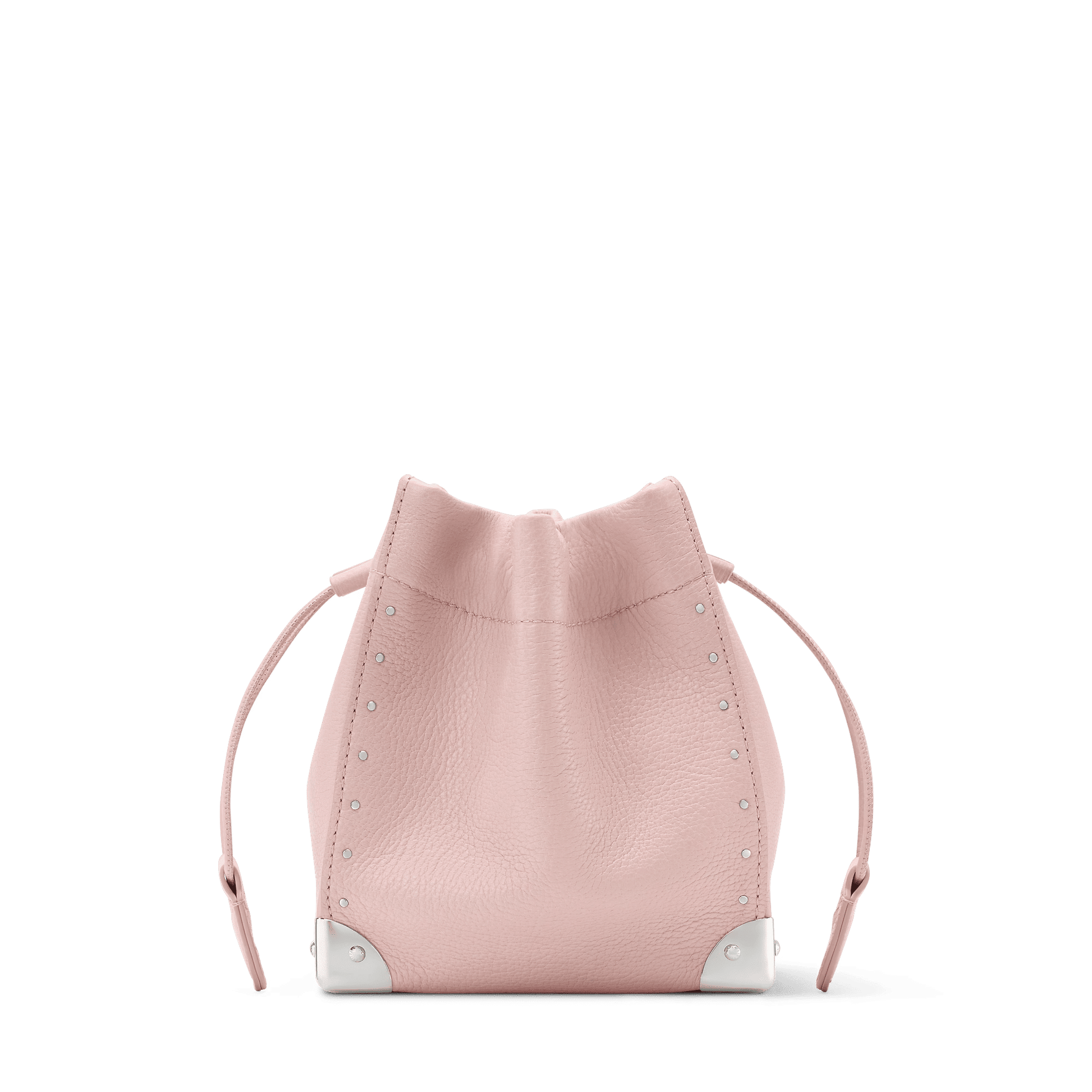 Nano Noé Trunk Calfskin Rose Petal Silver-Toned Hardware