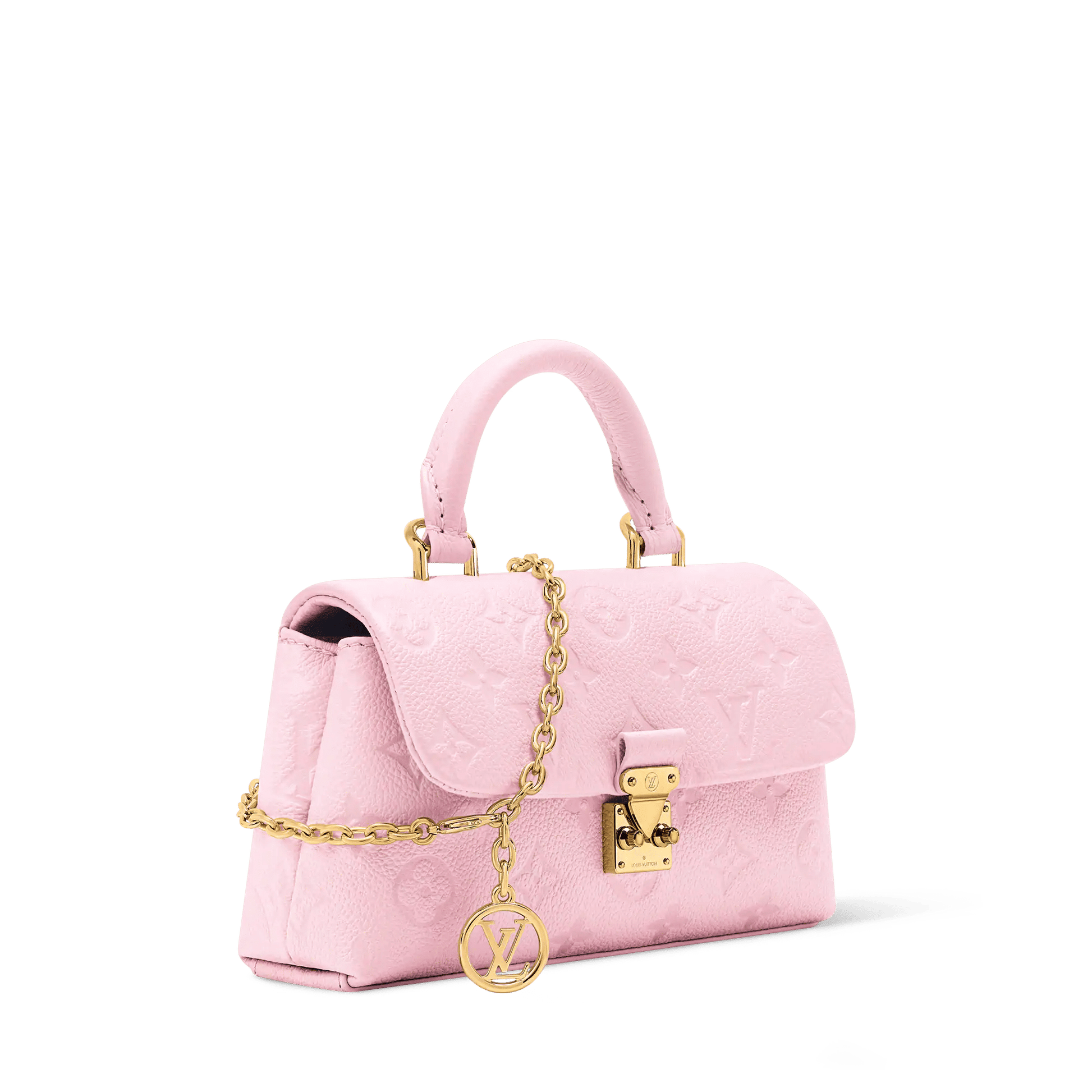 Women's Nano Madeleine Confetti Pink Monogram Empreinte Leather Bag M29448
