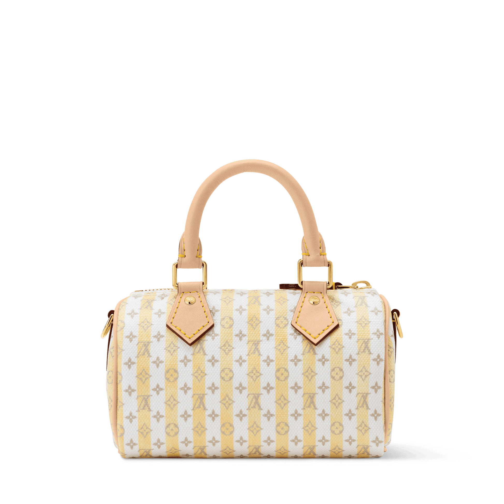 Women's Nano Speedy LV Stamp Banane Monogram Canvas Bag M29030