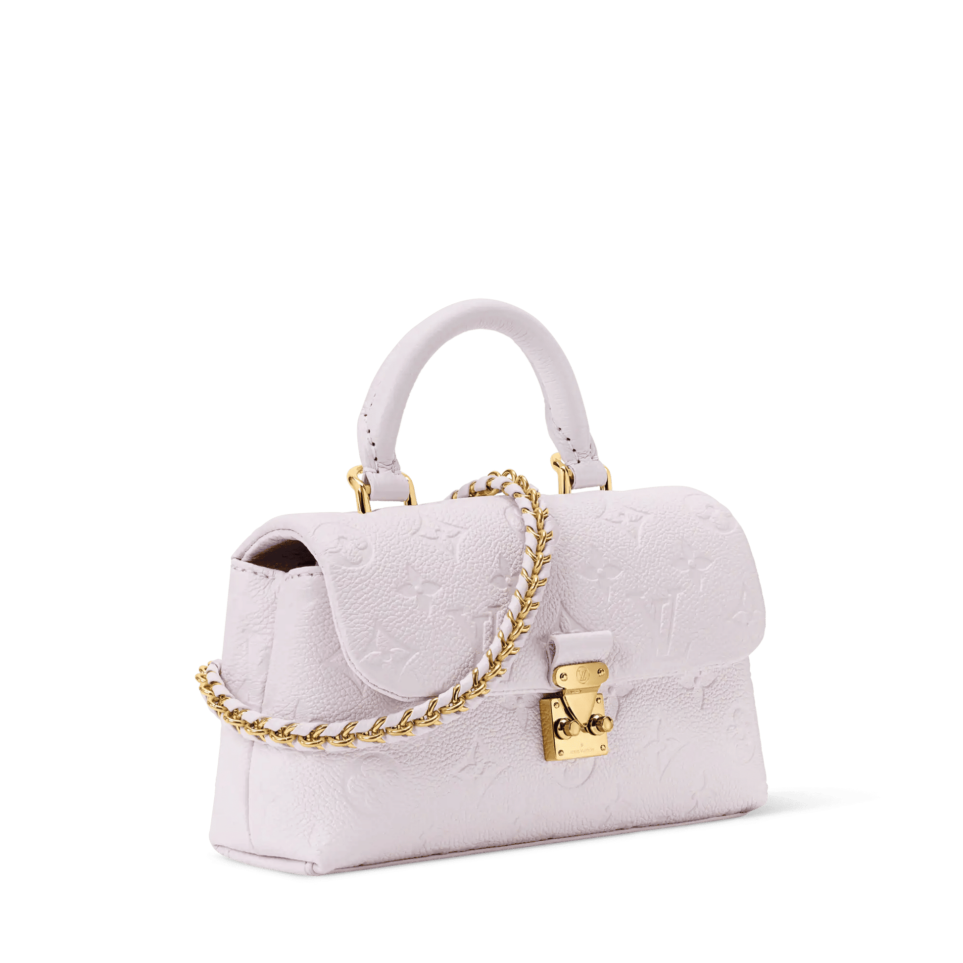 Women's Nano Madeleine Sweet Lavender Monogram Empreinte Leather Bag M29380