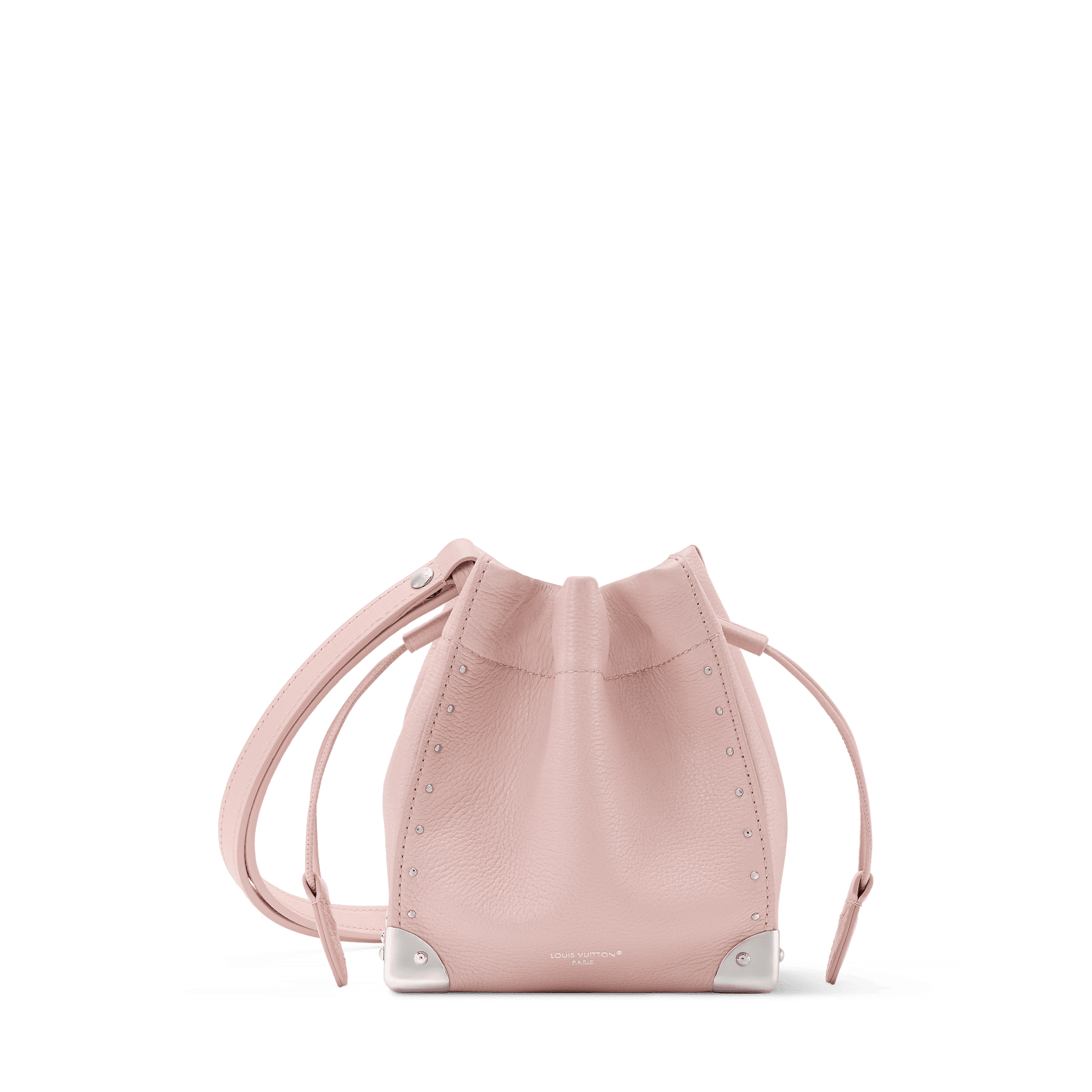 Nano Noé Trunk Calfskin Rose Petal Silver-Toned Hardware