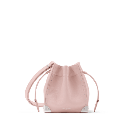 Nano Noé Trunk Calfskin Rose Petal Silver-Toned Hardware