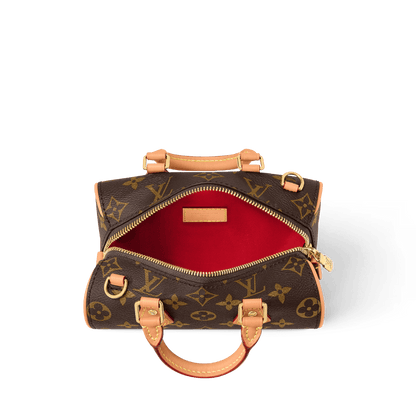Women's Nano Speedy Dating Monogram Canvas Crossbody Bag