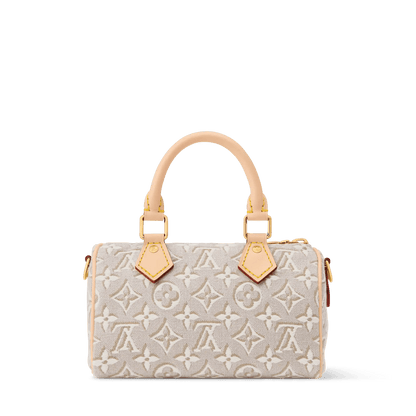 Women's Nano Speedy Monogram Emblème Peuplier Jacquard Canvas Crossbody Bag