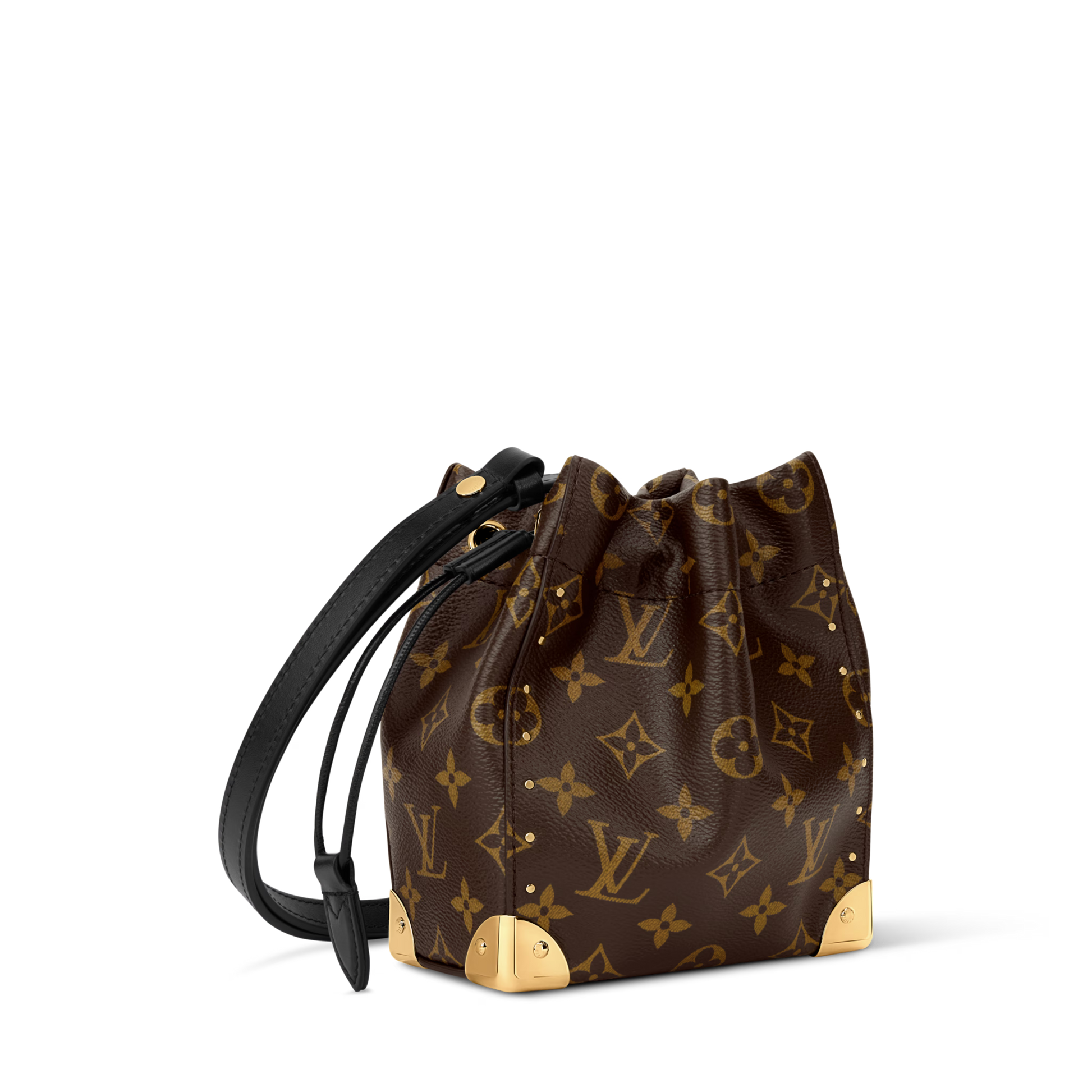 Nano Noé Trunk Coated Canvas Gold-Toned Hardware