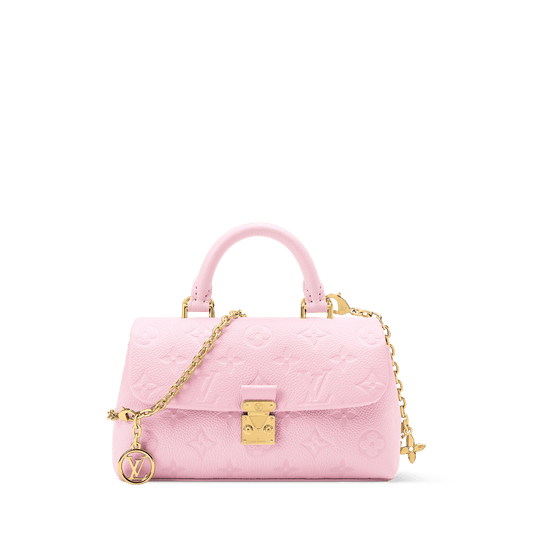 Women's Nano Madeleine Confetti Pink Monogram Empreinte Leather Bag M29448