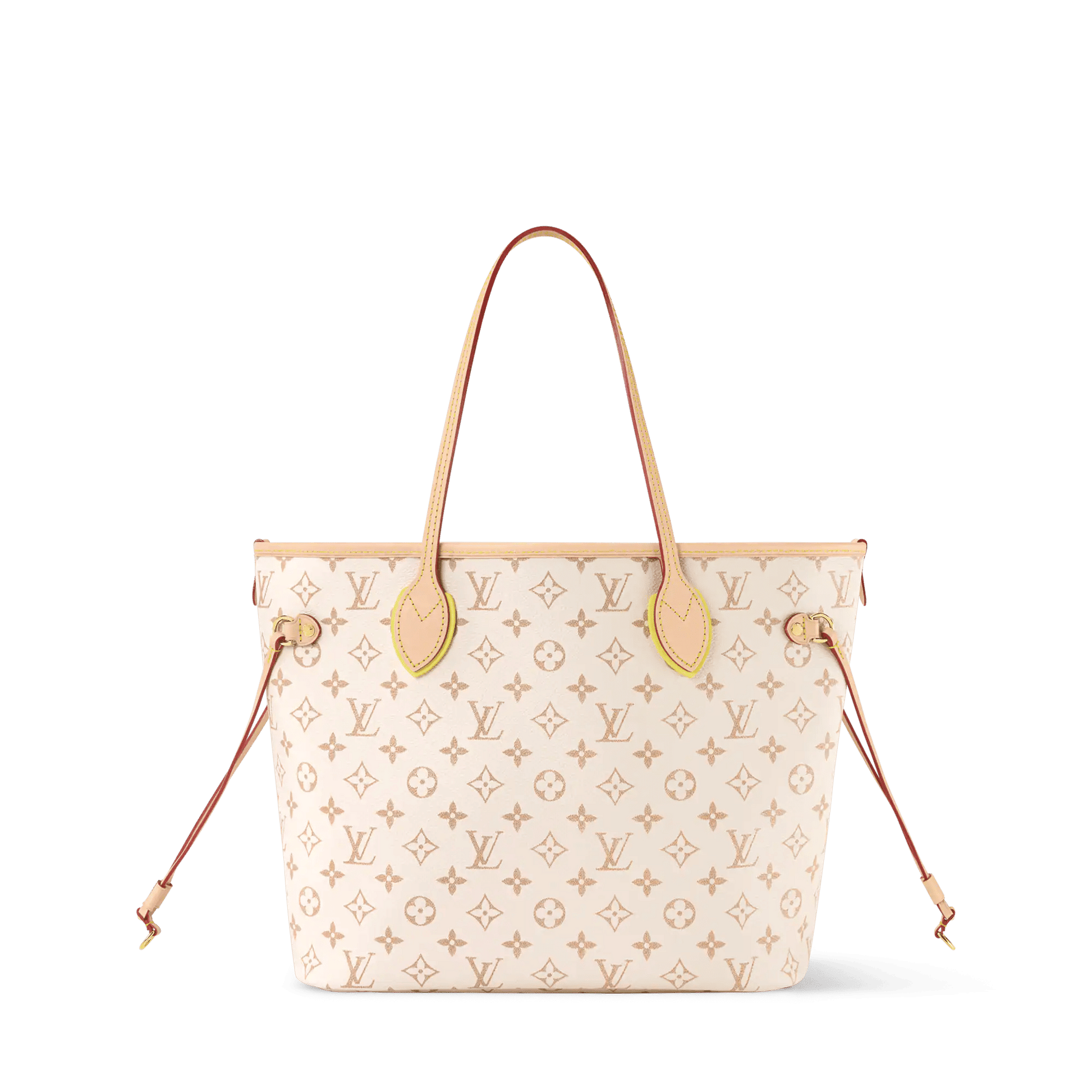 Women's Neverfull Inside Out MM Monogram Dune Canvas Tote Bag