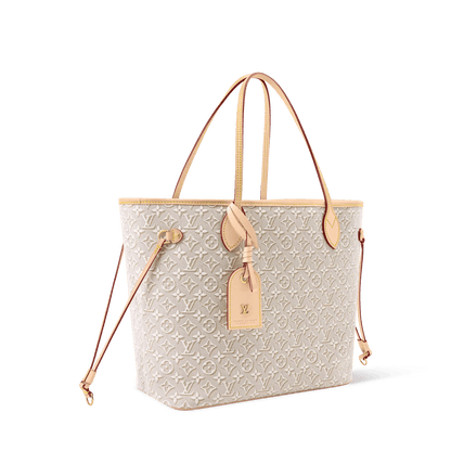 Women's Neverfull MM Monogram Emblème Peuplier Jacquard Tote
