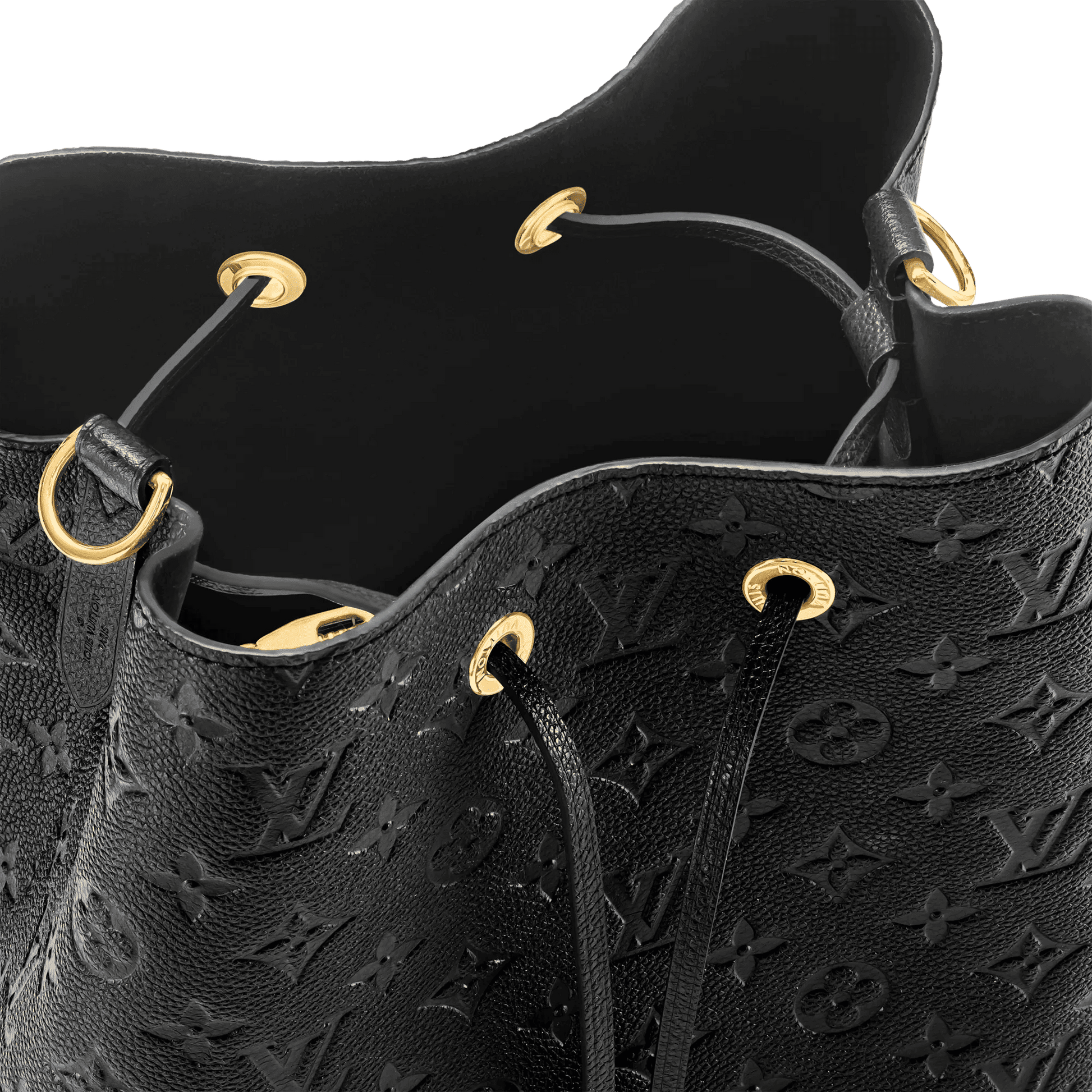 Women's NéoNoé MM Black Monogram Empreinte Leather Bucket Bag M45256