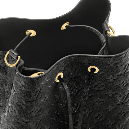 Women's NéoNoé MM Black Monogram Empreinte Leather Bucket Bag M45256