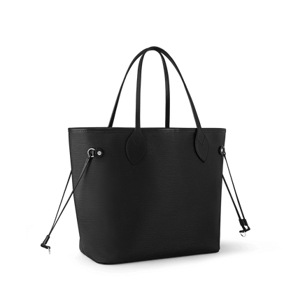 Women's Neverfull MM Black Epi Leather Tote Bag M11930