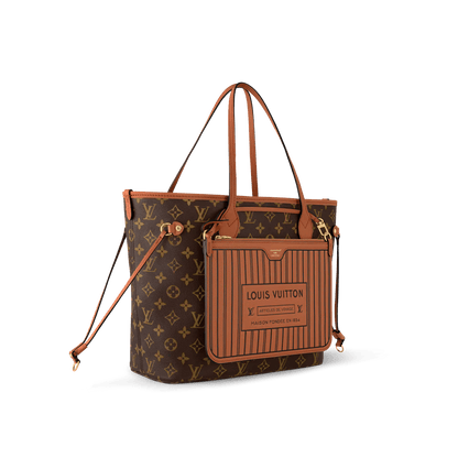 Women's Neverfull Inside Out MM Monogram Coated Canvas Tote Bag M28352