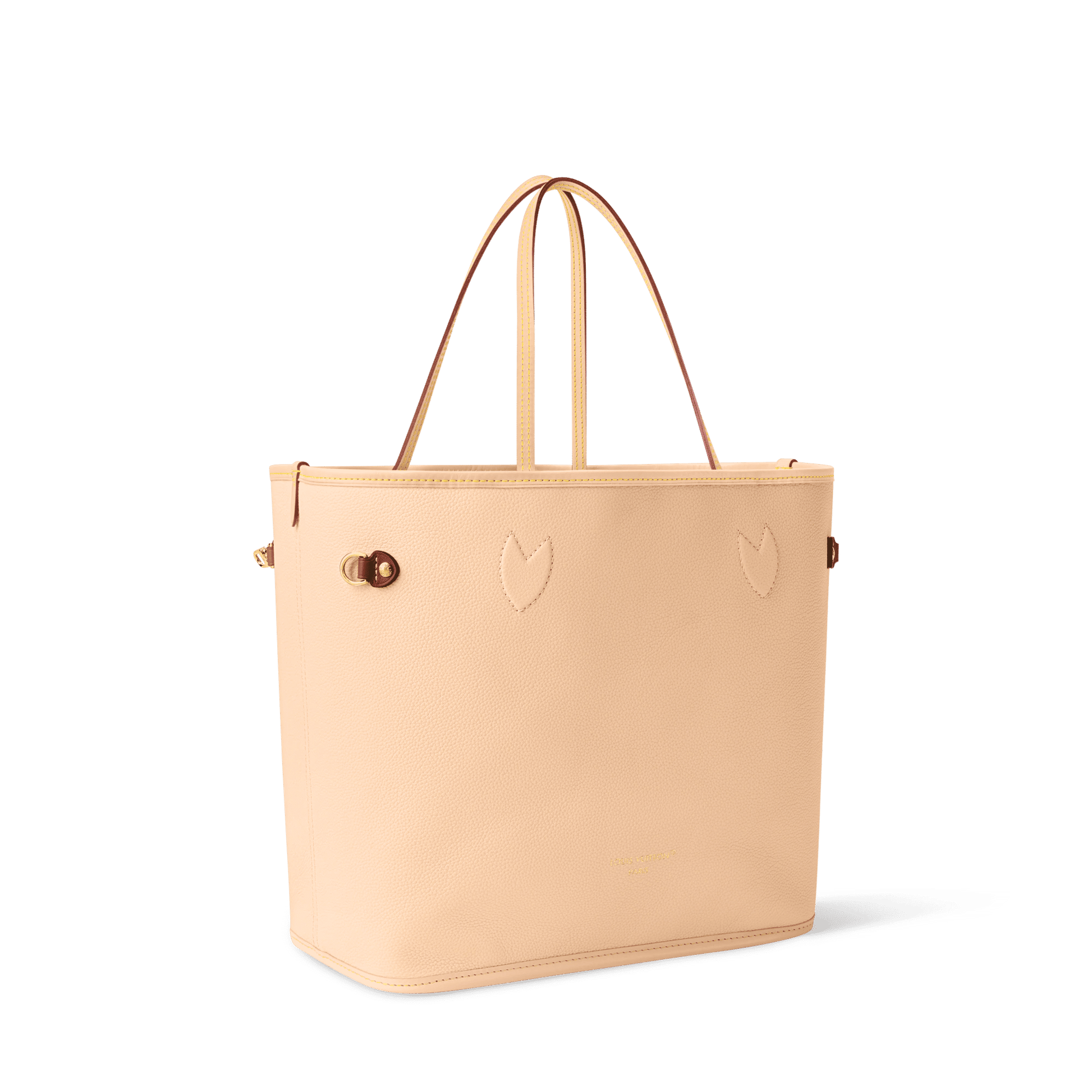 Women's Neverfull Inside Out MM Monogram Dune Canvas Tote Bag