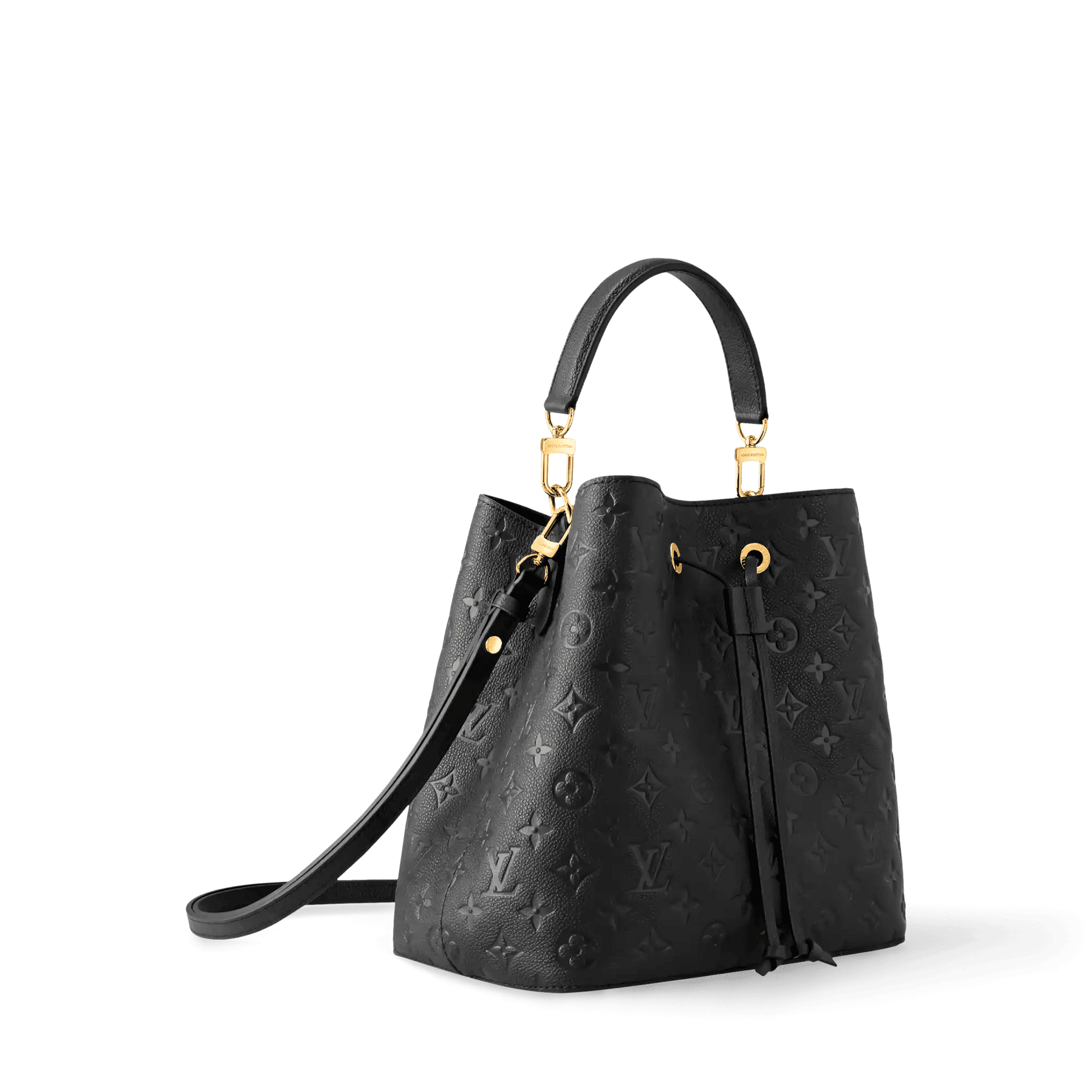 Women's NéoNoé MM Black Monogram Empreinte Leather Bucket Bag M45256
