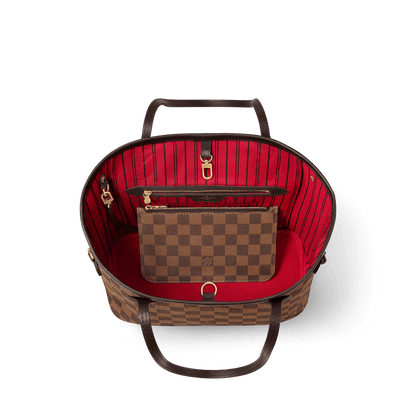 Women's Neverfull PM Damier Ebene Coated Canvas Tote Bag N40600