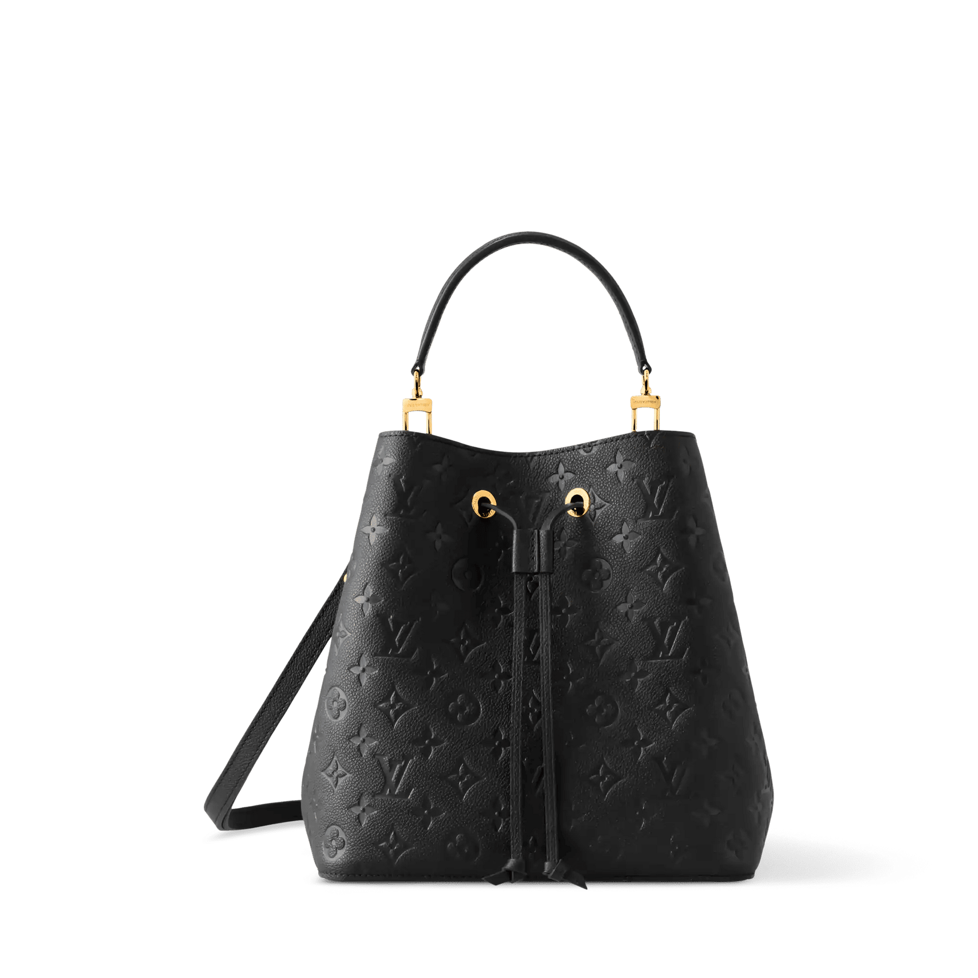 Women's NéoNoé MM Black Monogram Empreinte Leather Bucket Bag M45256
