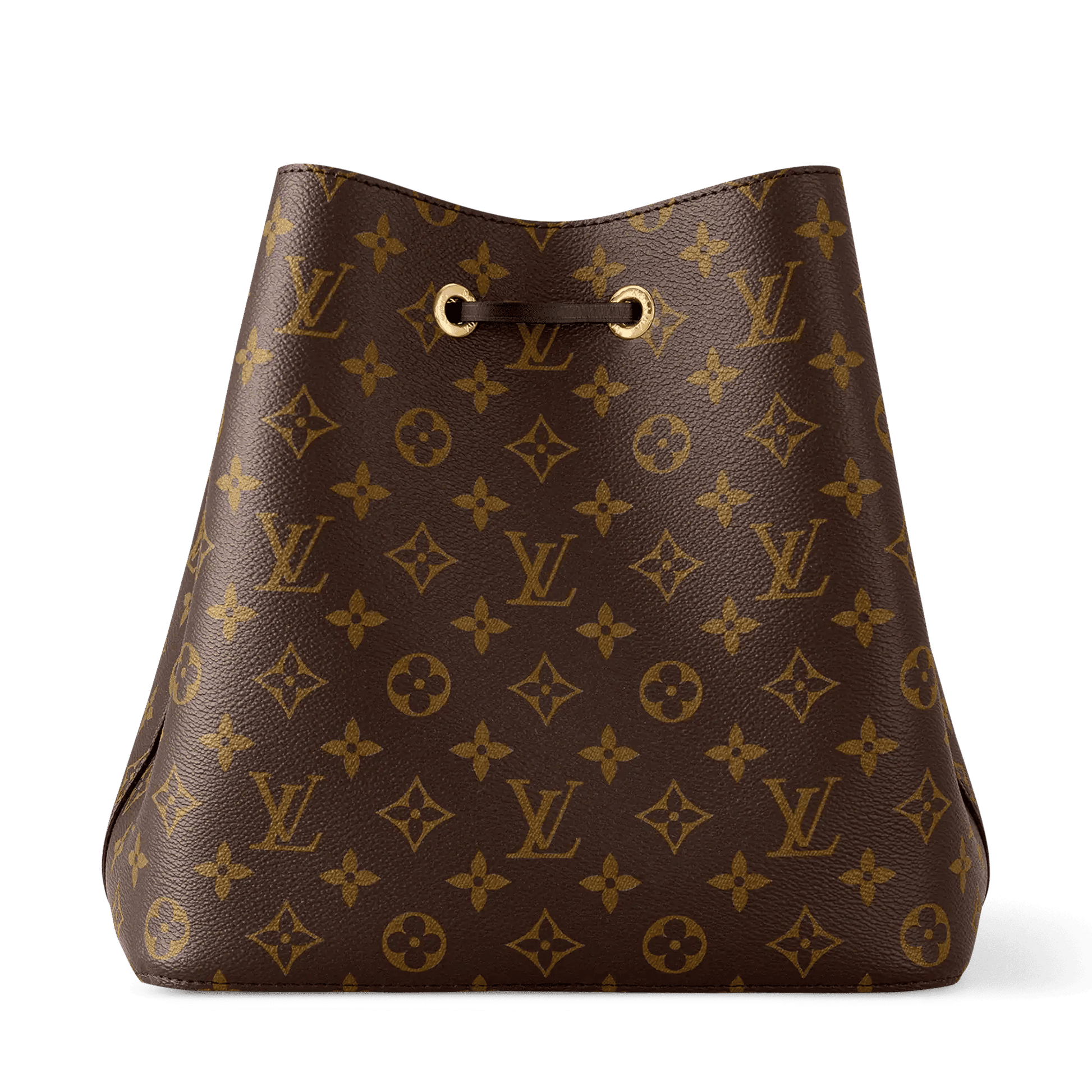 NéoNoé MM Monogram Coated Canvas Black Gold-Toned Hardware