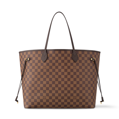 Neverfull GM Damier Ebene Coated Canvas Dark Chocolate Gold-Toned Hardware