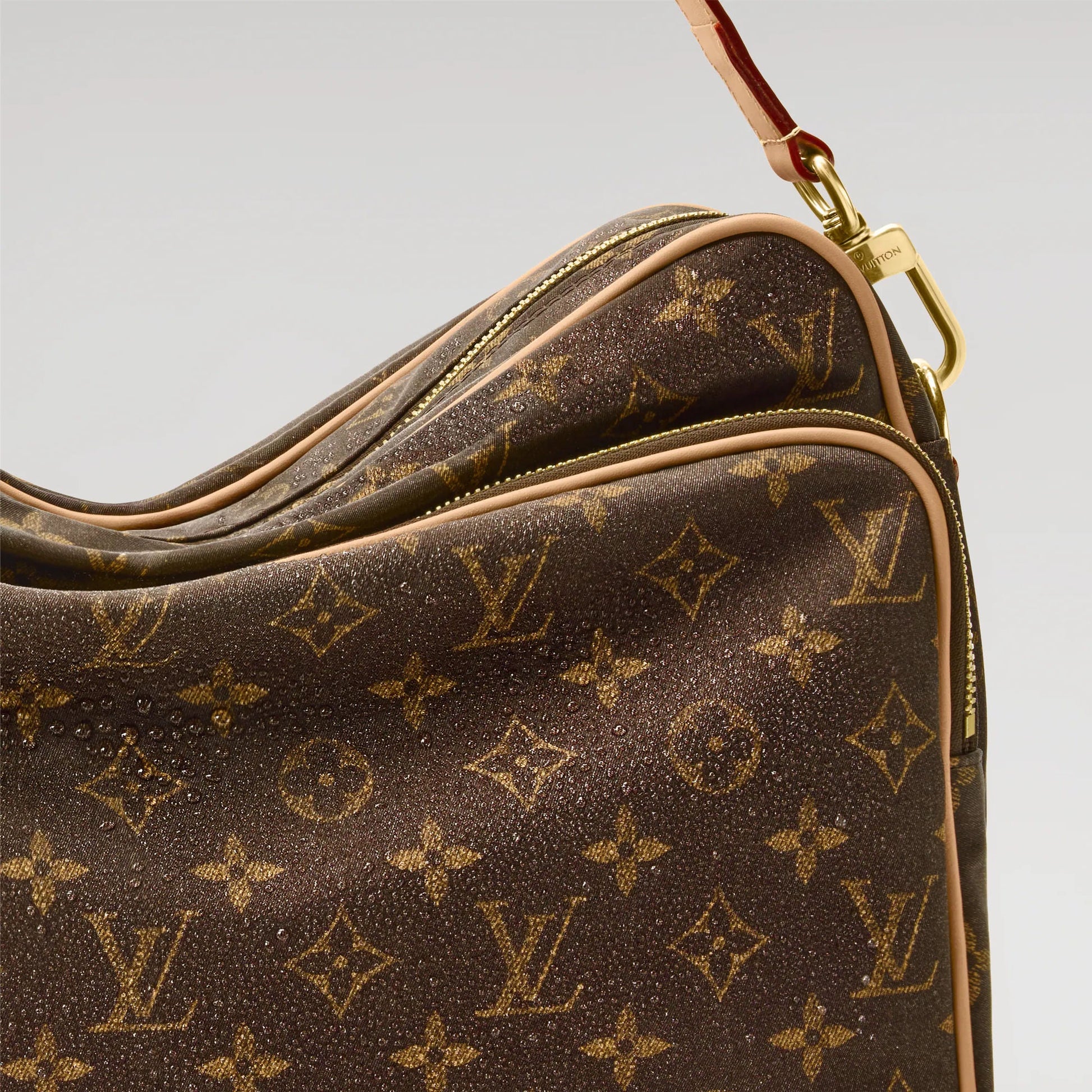 Nil XL Monogram Silk Tech Gold-Toned Hardware