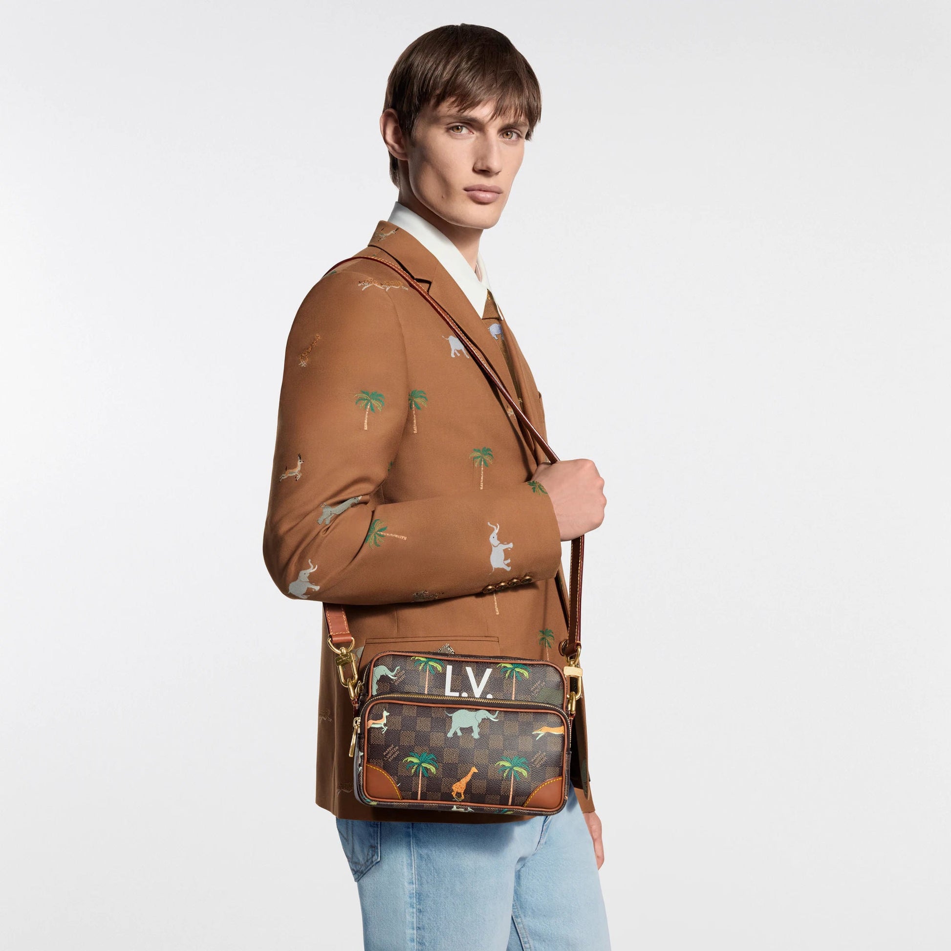 Men's Nil MM Cross-Body Bag Brown