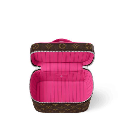 Nice Mini Vanity Case Monogram Macassar M12650