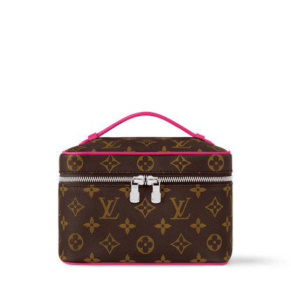 Nice Mini Vanity Case Monogram Macassar M12650