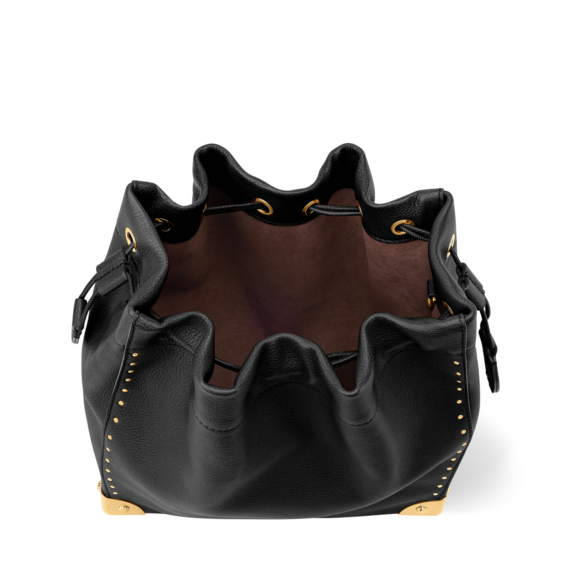 Noé Trunk Calfskin Leather Black Gold-Toned Hardware