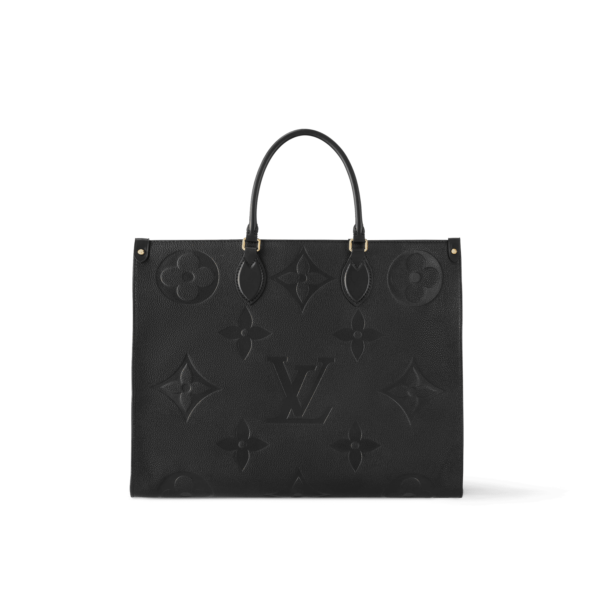 Women's OnTheGo GM Black Monogram Empreinte Leather Tote Bag M44925