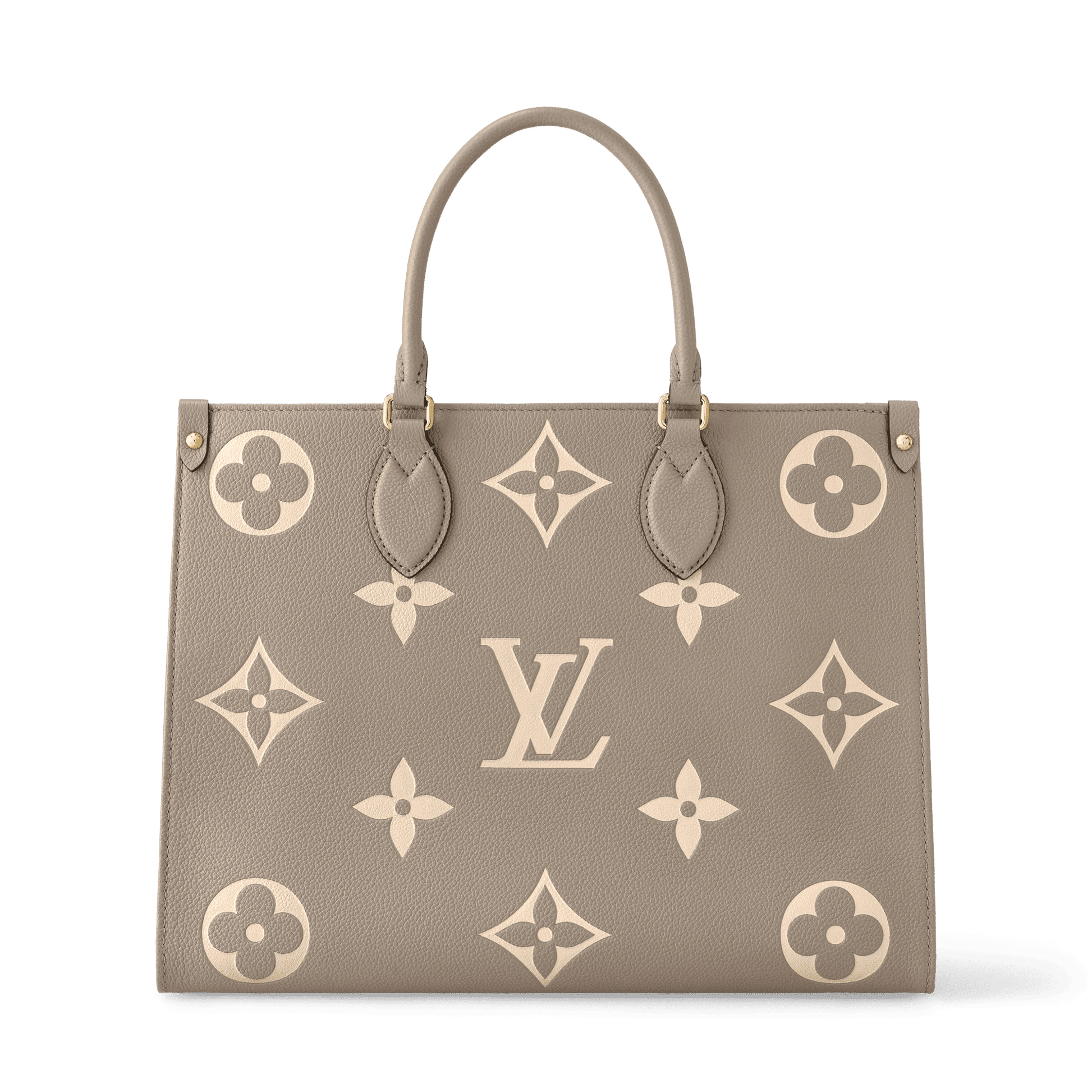 Women's OnTheGo MM Bicolor Monogram Empreinte Leather Tote Bag M45494